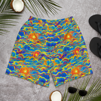 Men's Athletic Shorts - Chroma Ripple