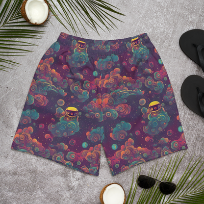Men's Athletic Shorts - Nebula Dreamscape
