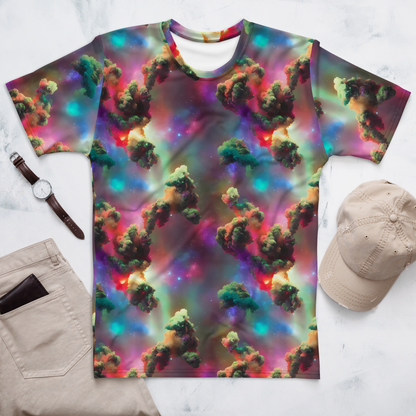 Men's Crew Neck T-Shirt - Nebula Dreams