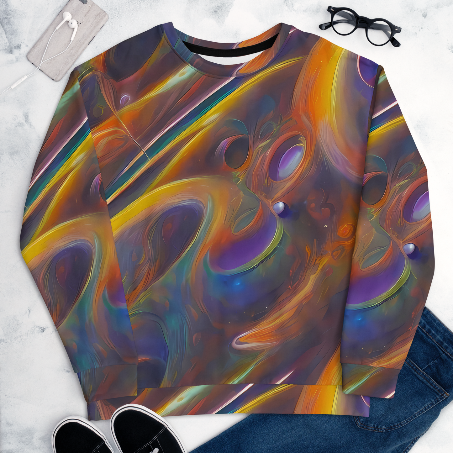 Sweatshirt - Pre-Raphaelite Ripple