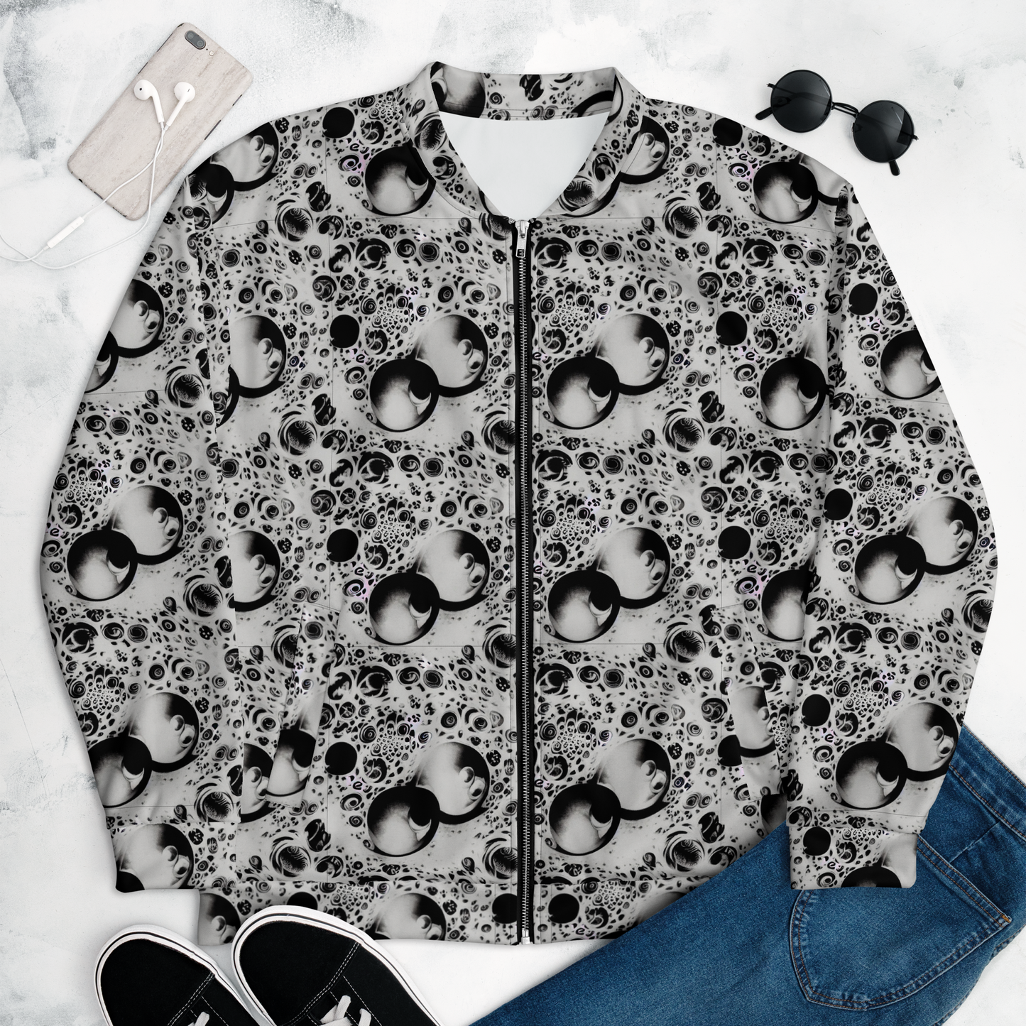 Bomber Jacket - Crater Swirl
