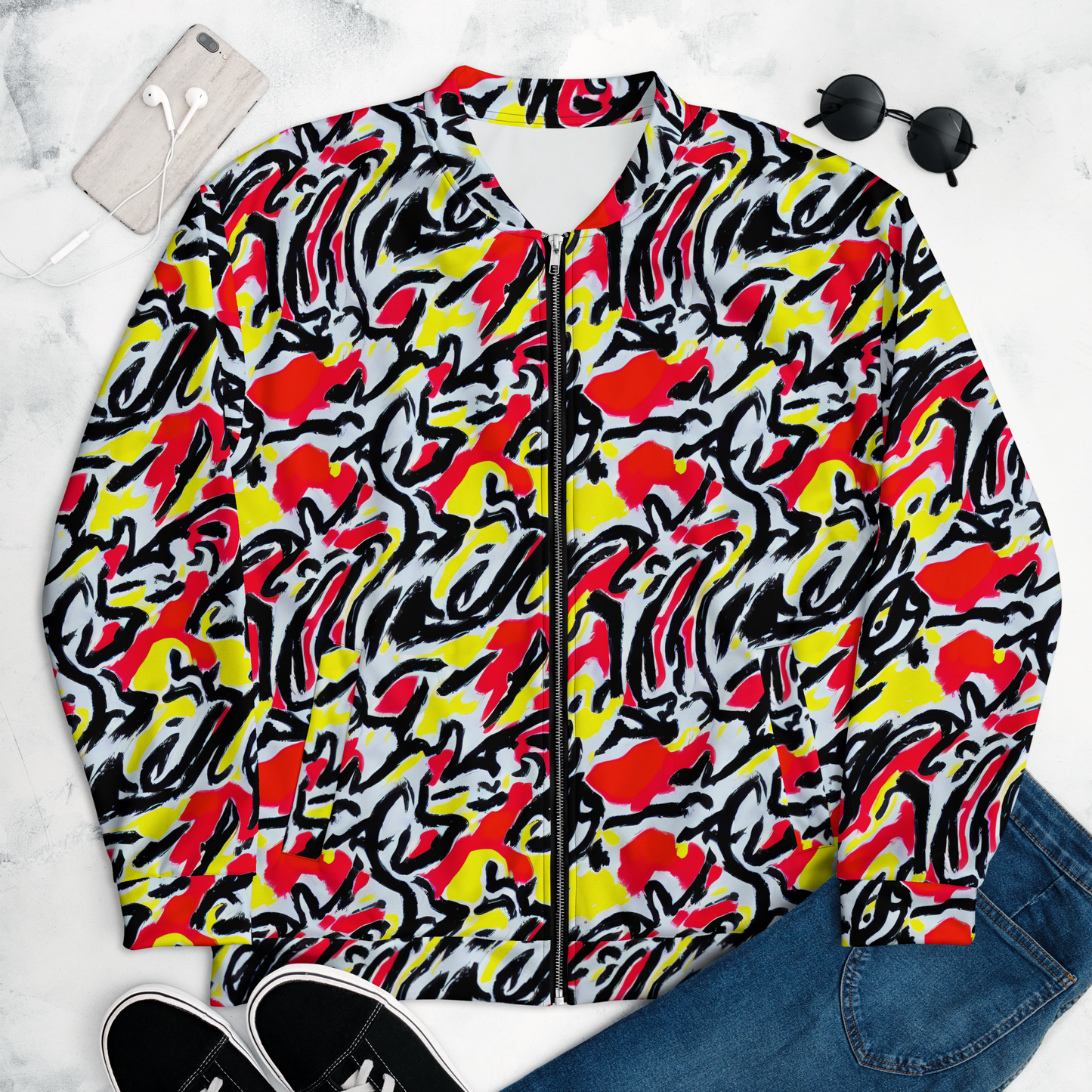 Bomber Jacket - Cosmic Brushstrokes