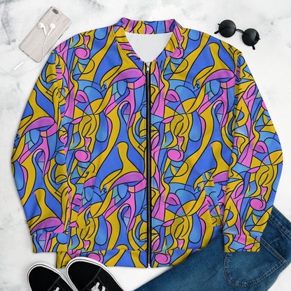 Bomber Jacket - Cosmic Curves