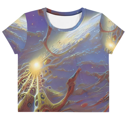 Women's Crop Tee - Stellar Drifters