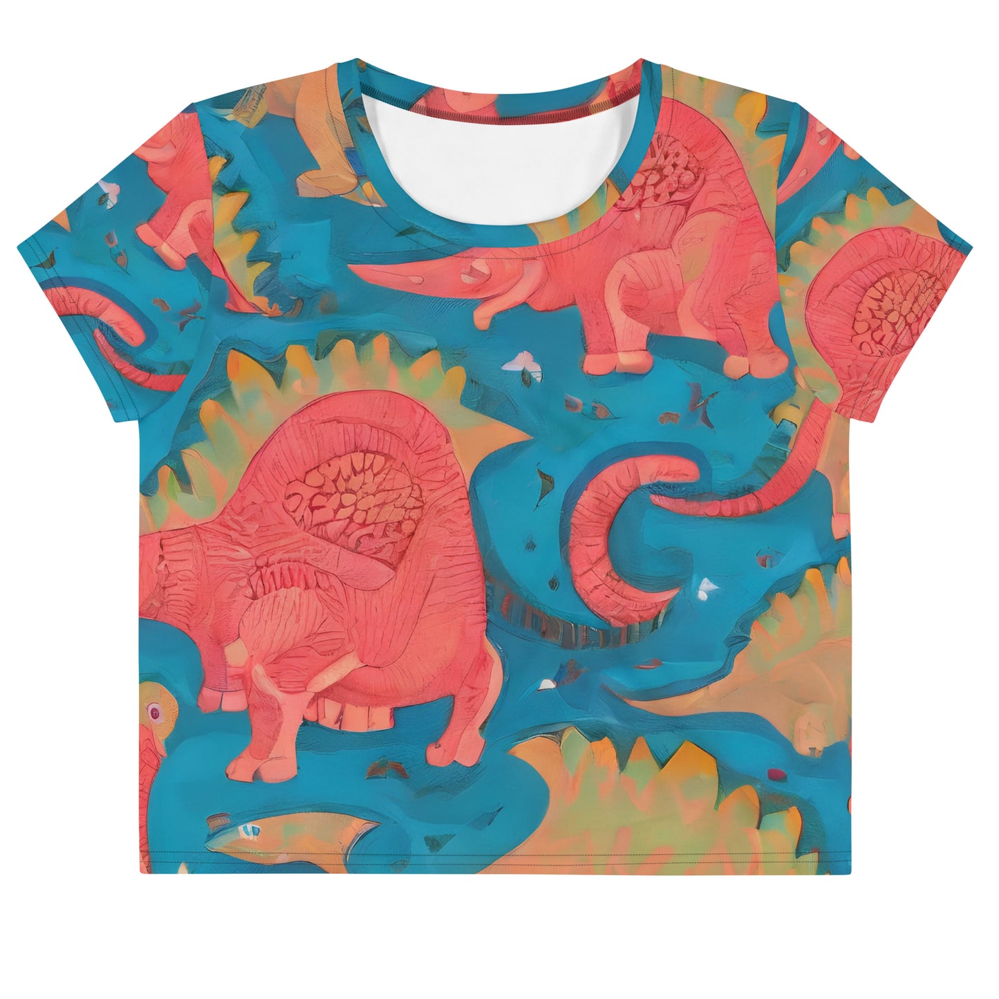 Women's Crop Tee - Jurassic Jive