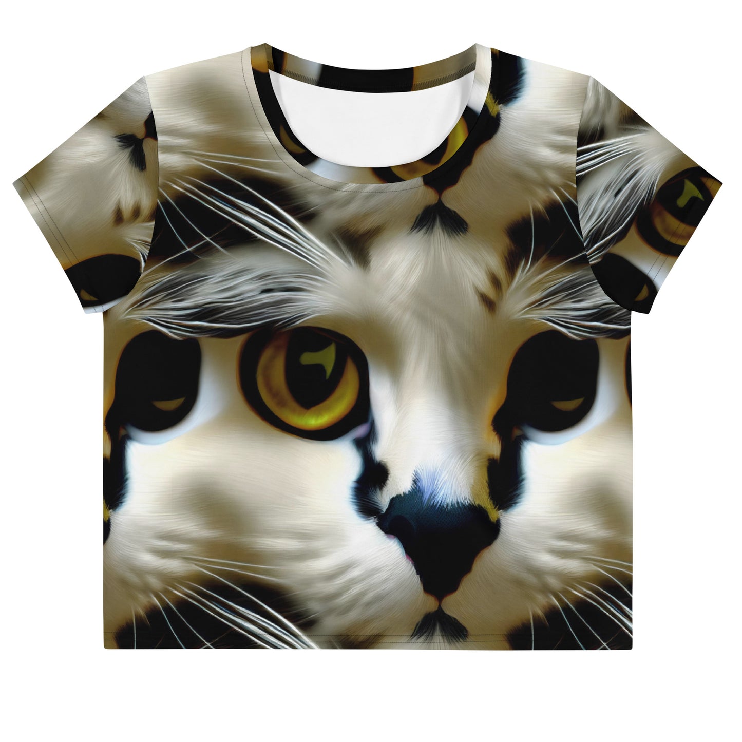 Crop Tee - Feline Fancy