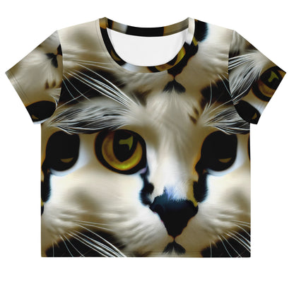 Crop Tee - Feline Fancy