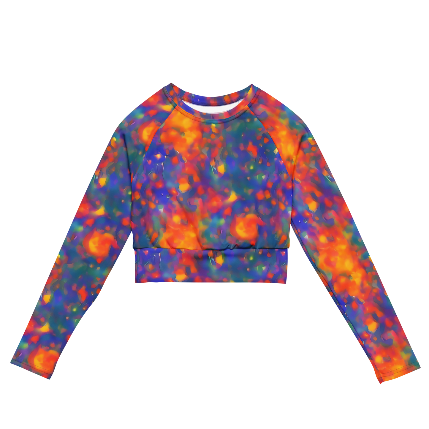 Long Sleeve Crop Top - Nolde Nebula