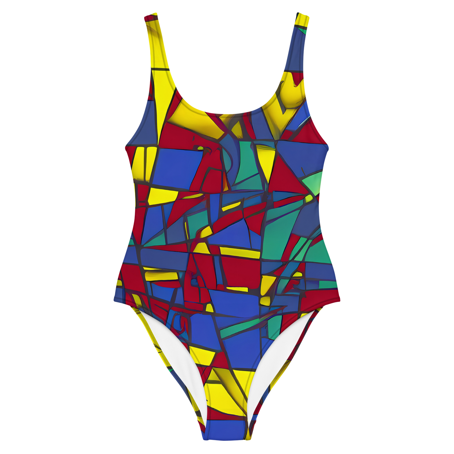 One-Piece Swimsuit - Vibrant Vexation