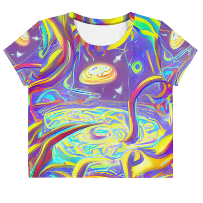 Women's Crop Tee - Daliesque Drift