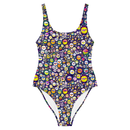 One-Piece Swimsuit - Whimsical Eyescape