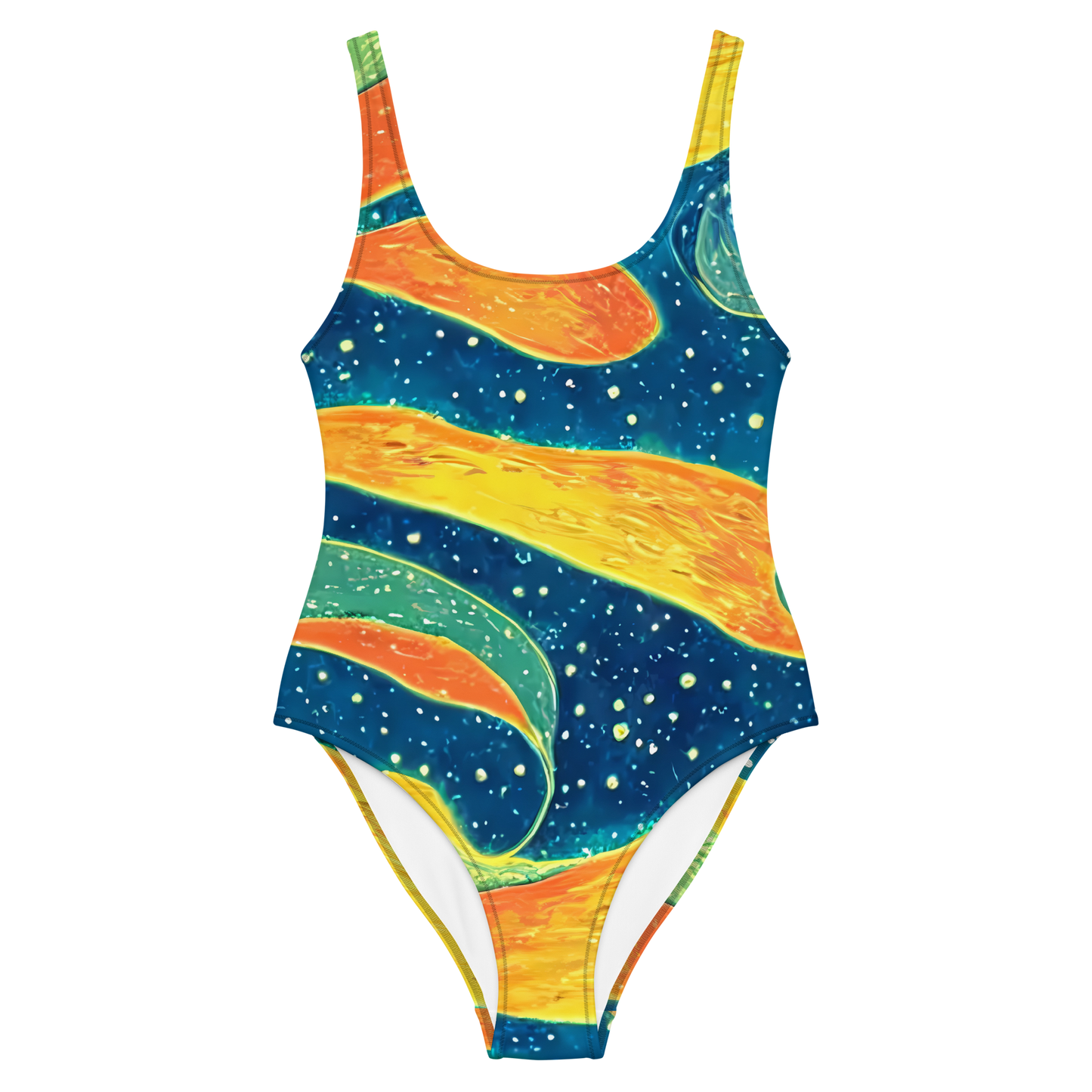 One-Piece Swimsuit - Celestial Harmony