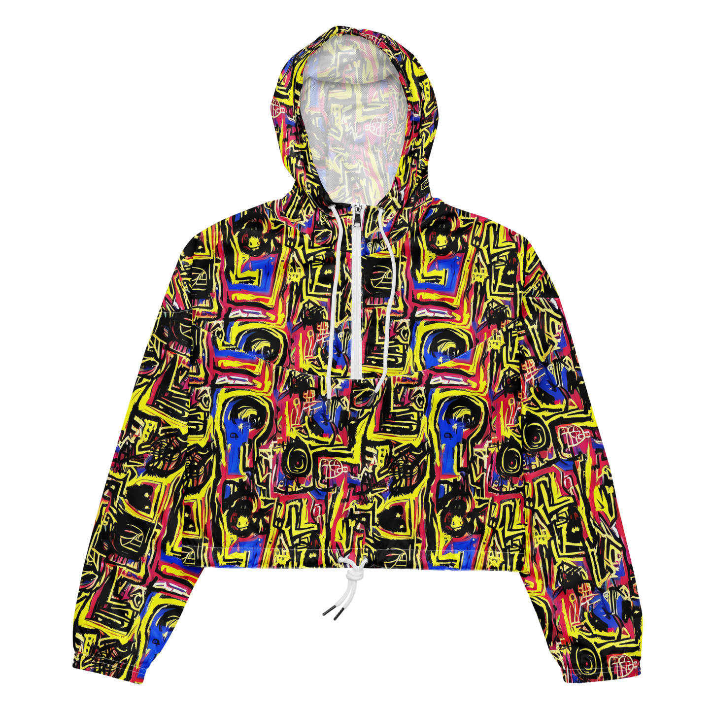 Women's Cropped Windbreaker - Beyond the Canvas