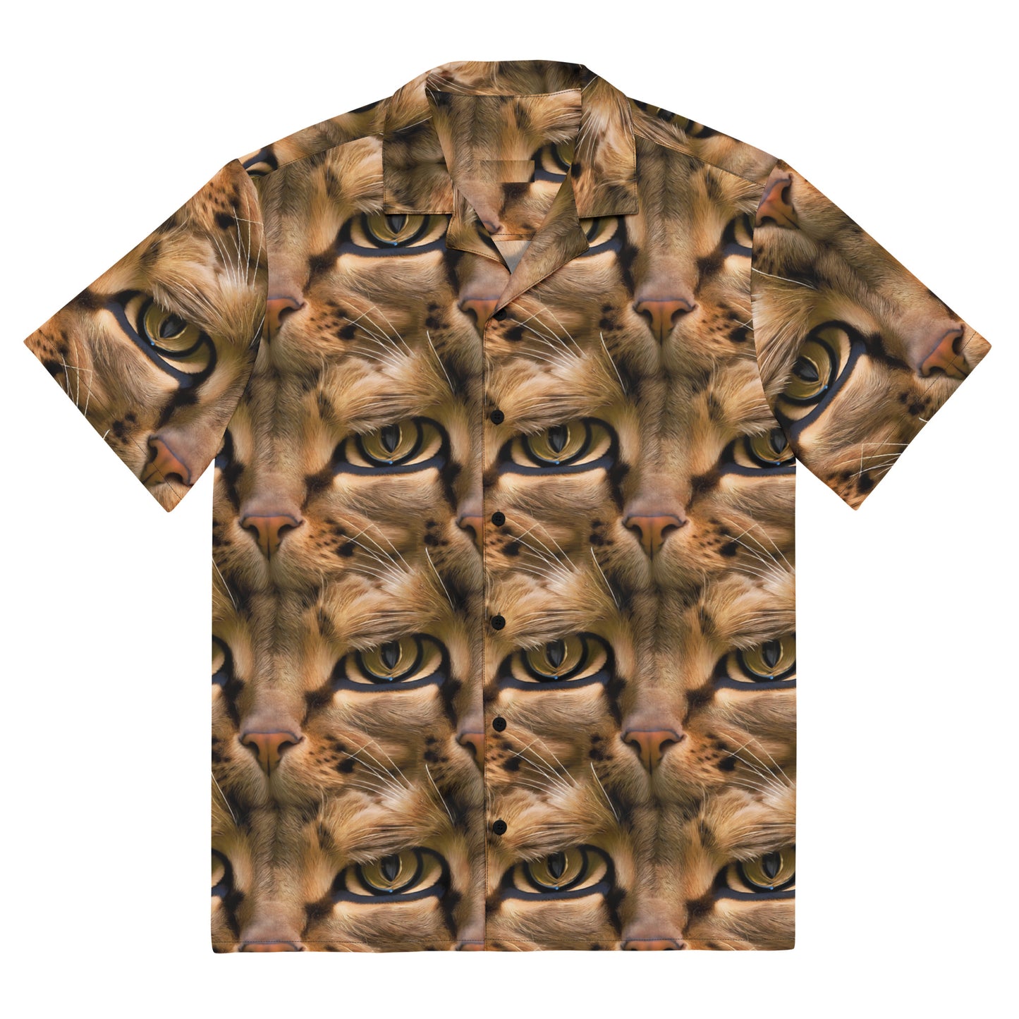 Button Shirt - Feline Whisper