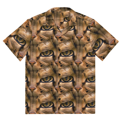 Button Shirt - Feline Whisper