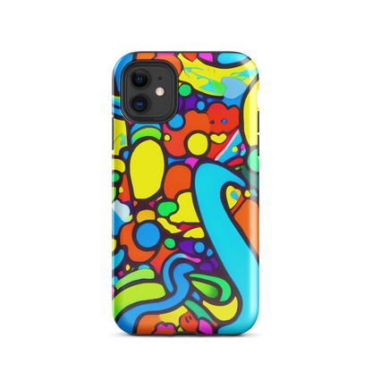 Tough Case for iPhone® - Chromadoodle Junction