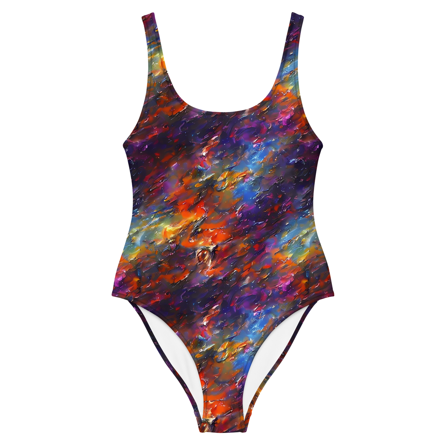 One-Piece Swimsuit - Auroral Ripples