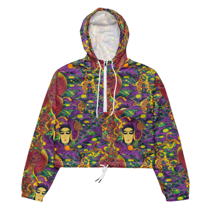 Women's Cropped Windbreaker - Odyssey in Color