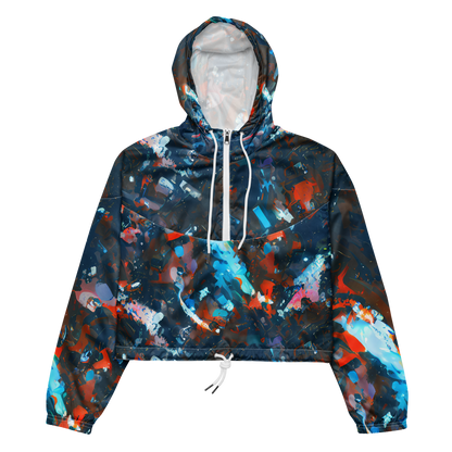 Women's Cropped Windbreaker - Ghenie's Whirl