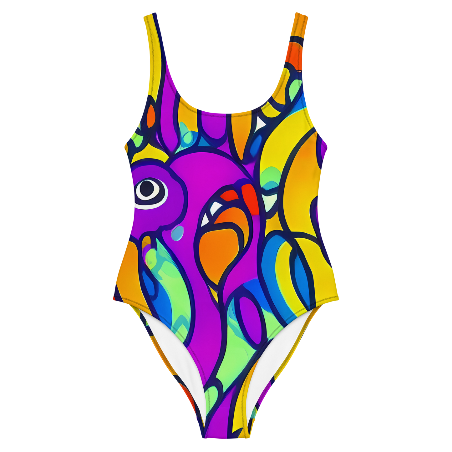 One-Piece Swimsuit - Kaleido Fish