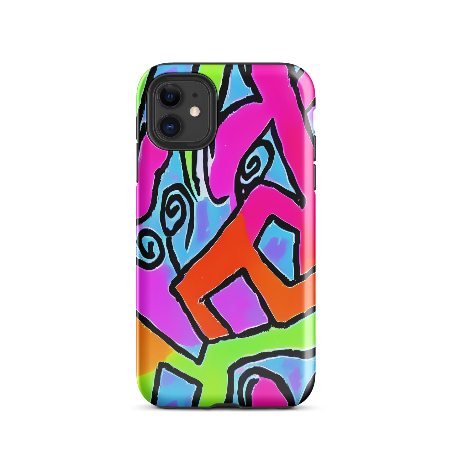 Tough Case for iPhone® - Electric Mosaic