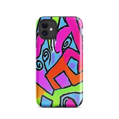 Tough Case for iPhone® - Electric Mosaic