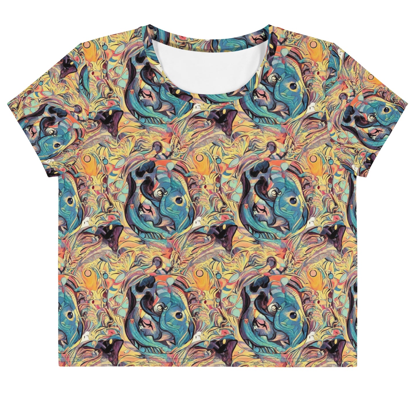 Women's Crop Tee - Harmonic Dream
