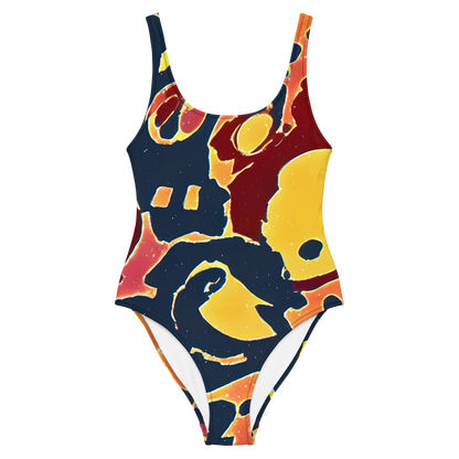 One-Piece Swimsuit - Sunset Silhouette