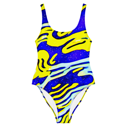 One-Piece Swimsuit - Electric Horizon