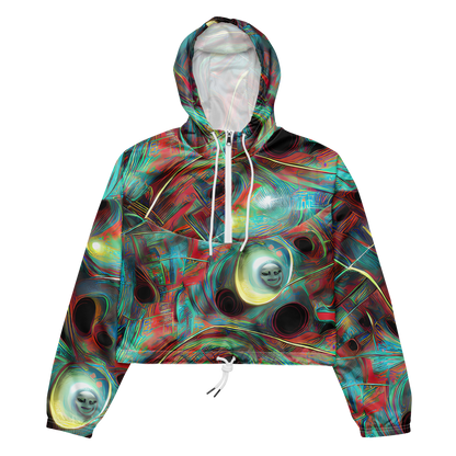 Women's Cropped Windbreaker - Dreamwave