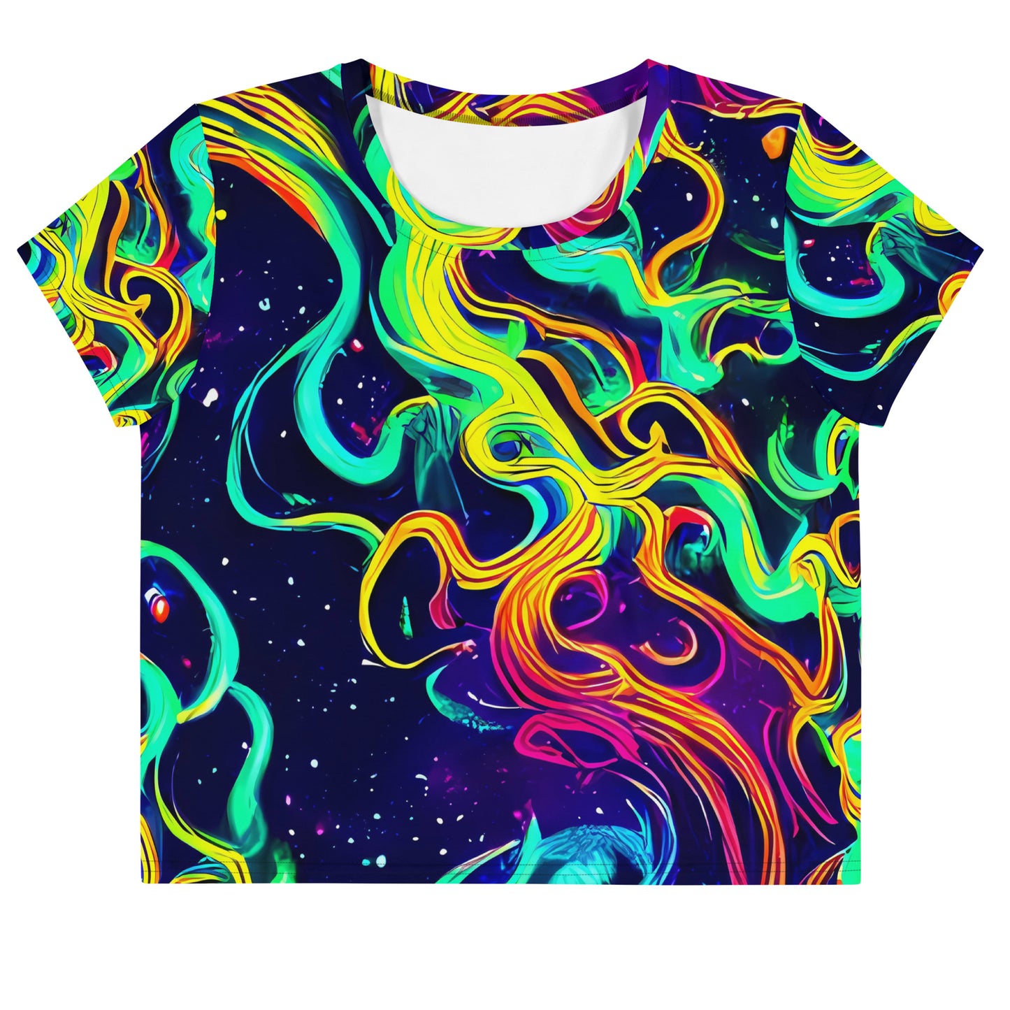 Women's Crop Tee - Cheston Swirl