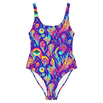 One-Piece Swimsuit - Mystic Petal Dance