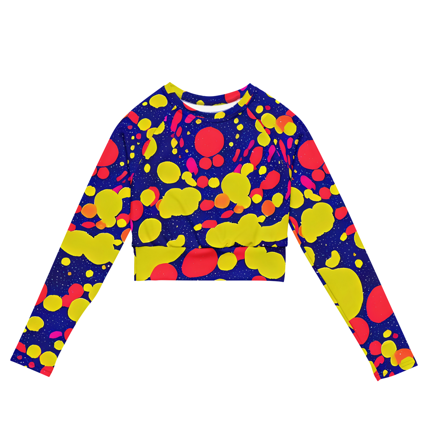 Long Sleeve Crop Top - Void Visions