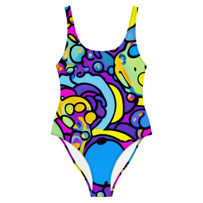 One-Piece Swimsuit - Radiant Lagoon