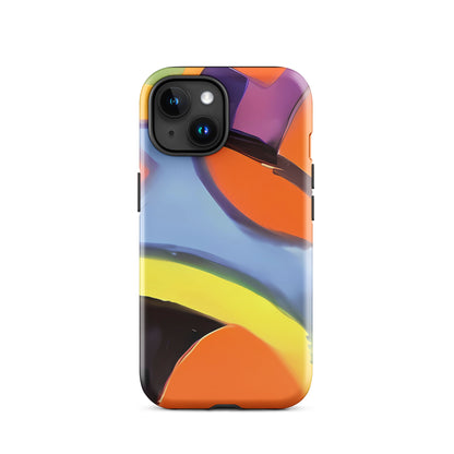 Tough Case for iPhone® - Neon Symphony