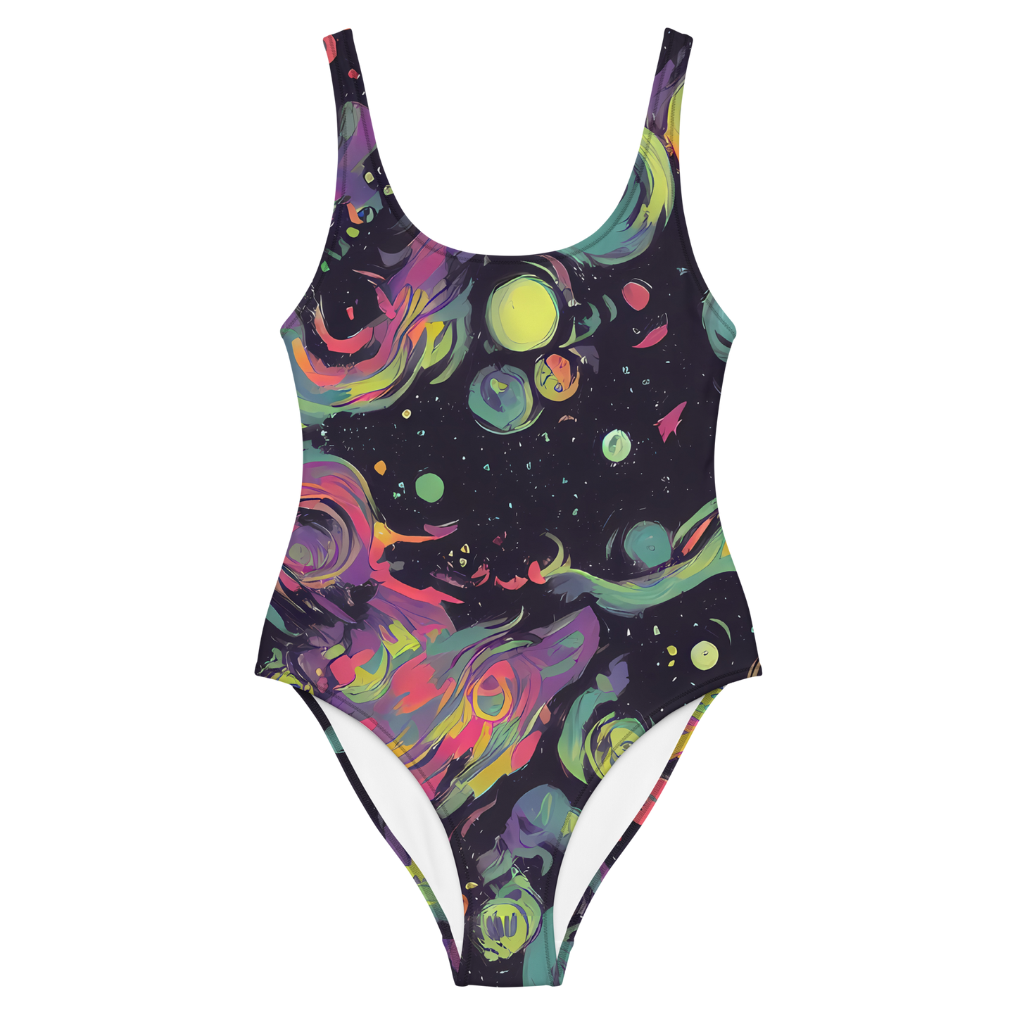 One-Piece Swimsuit - Psychedelic Drift