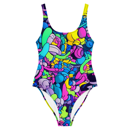 One-Piece Swimsuit - Radiant Revelation