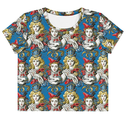 Women's Crop Tee - Masquerade Echoes