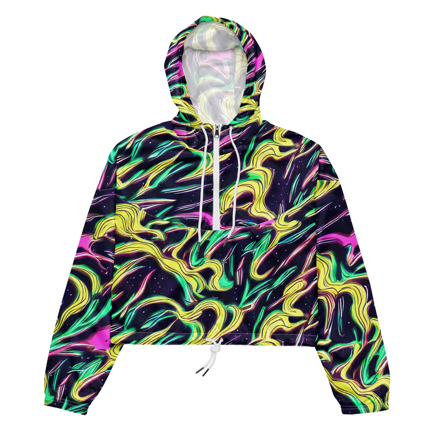 Women's Cropped Windbreaker - Casson's Whirl