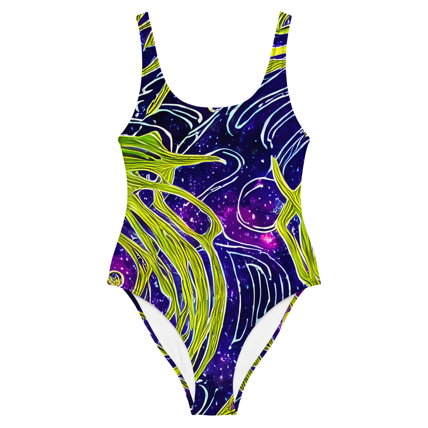 One-Piece Swimsuit - Celestial Scribbles