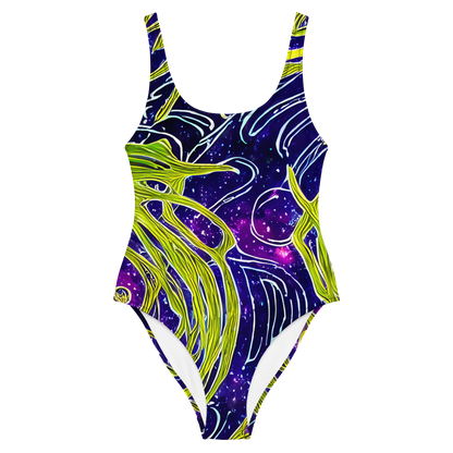 One-Piece Swimsuit - Celestial Scribbles