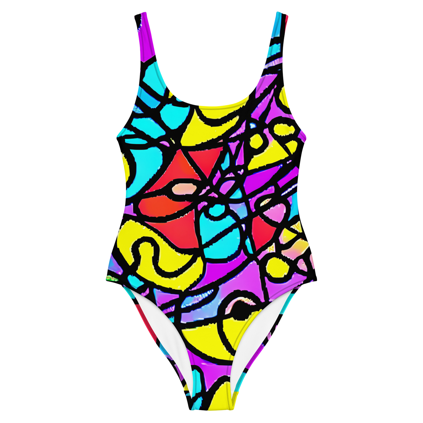 One-Piece Swimsuit - Radiant Chaos