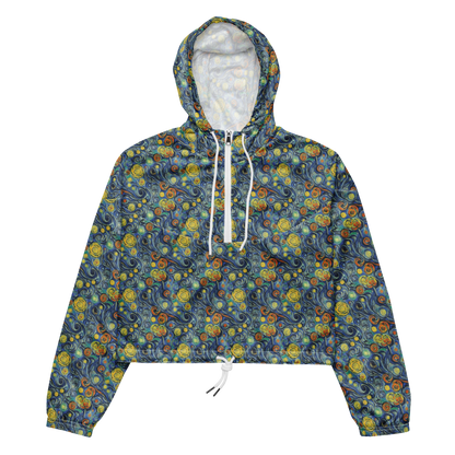 Women's Cropped Windbreaker - Lucent Harmony