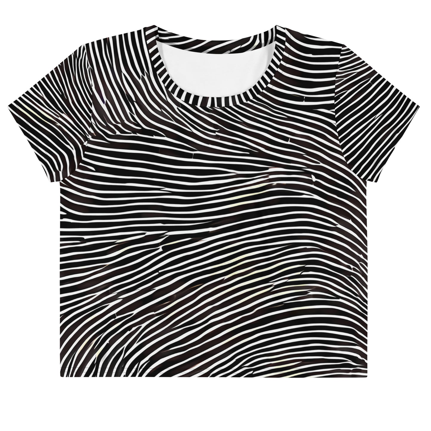 Women's Crop Tee - Silent Currents