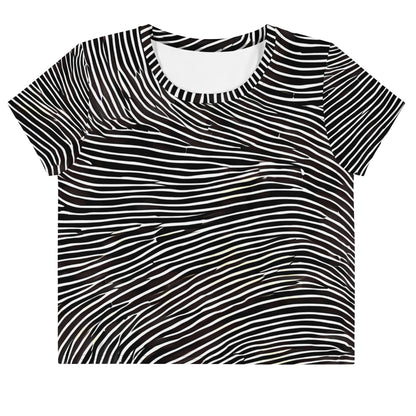 Women's Crop Tee - Silent Currents