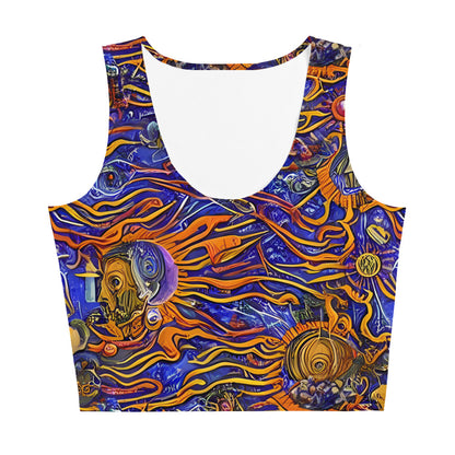 Crop Top - Mantegna Swirl