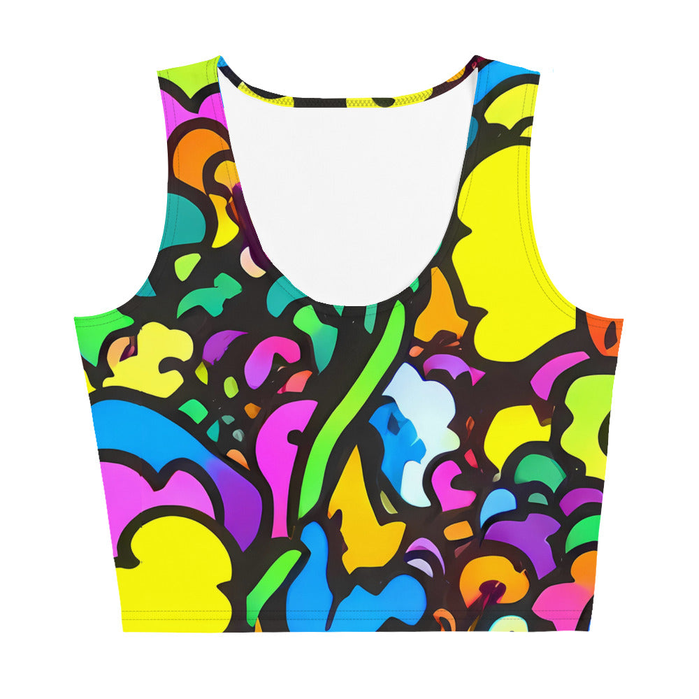 Crop Top - Kaleidoscope Garden