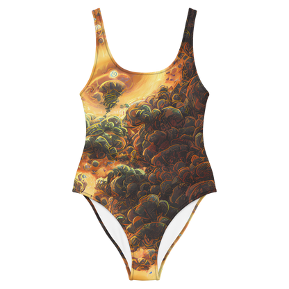 One-Piece Swimsuit - Volcanic Cascade