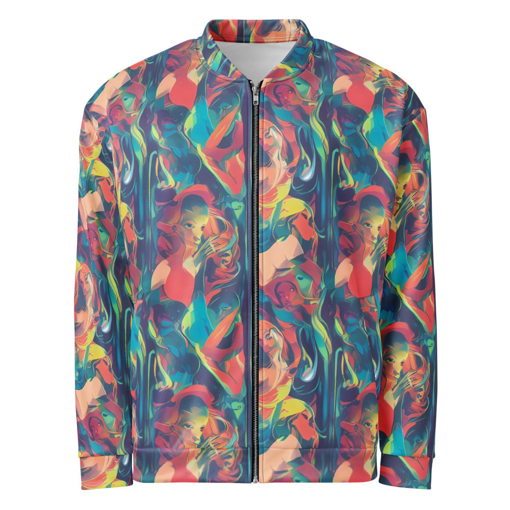 Bomber Jacket - Neon Aurora