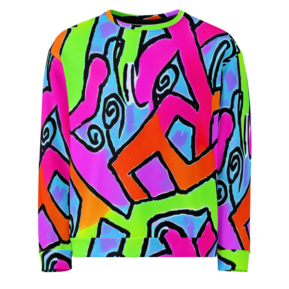 Sweatshirt - Electric Mosaic